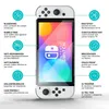 2x Schutzglas Panzerfolie Klar für Nintendo Switch OLED Produktbild-Vorschau 6