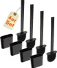 4er Set Klobürste Silikon schwarz Wandmontage Silikon Produktbild-Vorschau 1