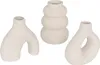 Set aus 3 solifloren "iora" keramik weiß h9cm  - Atmosphera Produktbild-Vorschau 1