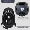 Fahrradhelm mit USB-C Rücklicht & Visier YB90 MTB City Helm Produktbild-Vorschau 6