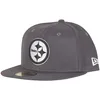 New Era NFL  Pittsburgh Steelers Heather 59Fifty Cap Grau 7 Produktbild-Vorschau 1