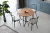 Skye Decor Esstisch rund aus Eiche,Melamin - Langlebig, Produktbild-Vorschau 3
