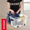 Plastový kontejner KADAX s kolečky, úložný box, úložný box Náhled obrázku produktu 4