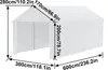 UISEBRT 3x6m Große Zeltgarage Garagenüberdachung - Produktbild-Vorschau 7