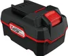 A black and red power tool battery is shown against a white background. Produktbild-Vorschau