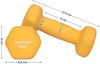 SONGMICS Hantel-Set Kurzhanteln, 2er Set, Krafttraining, zu Produktbild-Vorschau 4