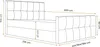 AX LIVING Boxspringbett 140x200 mit Bettkasten Orchido Produktbild-Vorschau 7