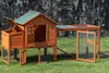 Hühnerstall aus Kiefernholz mit Auslauf, 210x78x100 cm, Produktbild-Vorschau 3