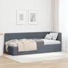 vidaXL Rohový rám postele s čelem tmavě šedý 80 cm x 200 cm Náhled obrázku produktu 2
