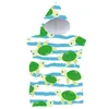 FEBE Badeponcho Kinder Schildkröten Muster Badetuch Mit Produktbild-Vorschau 1
