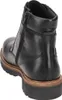 A close-up rear view of a black leather boot. Produktbild-Vorschau