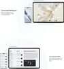 A phone and tablet are shown displaying notifications and app content, demonstrating multi-device connectivity. Produktbild-Vorschau