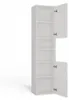 Armadietto stretto da bagno con scaffali MARGO - bianco Anteprima dell’immagine prodotto 4