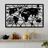 Wallity, World Map 7-L, Dekoratives Wandaccessoire aus Produktbild-Vorschau 1