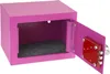 Möbeltresor mit einem Doppelbartschloss von HMF mit 23 cm Breite in Pink Produktbild-Vorschau