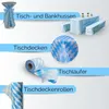 Sensalux Tischläufer Bayern-Stil 0.3m x 25m Blau/Weiß, Produktbild-Vorschau 3