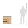 KOMTO Kommode mit 3 Schubladen und Türen – Komodenschrank Produktbild-Vorschau 10