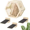 Navaris Katzen Kletterwand 4er Set - Katzenkletterregale Produktbild-Vorschau 1