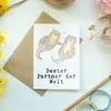Mr. & Mrs. Panda Grußkarte Otter Bester Partner der Welt - Produktbild-Vorschau 2