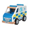 Tidlo Polizeiwagen Holz Spielzeugauto Polizei Produktbild-Vorschau 1