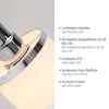 Lampa ścienna, chrom, żelazo, tkanina, L 17 cm Podgląd zdjęcia produktu 4