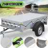 Anhängerplane PKW Abdeckplane Flachplane mit Gummiseil Produktbild-Vorschau 1