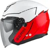 Casco jet Berik OF669, color blanco/rojo/, talla XL Vista previa de la imagen del producto 2
