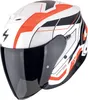Scorpion EXO Z1 Vue casque jet, blanc mat/noir/rouge, M Voir les images du produit 1