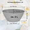 MePla - 2 Stück - Orchideen-Schiffchen L 25 weiss Produktbild-Vorschau 2
