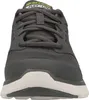 A close-up, front-facing view of a dark gray Skechers Flex Advantage 4.0 sneaker. Náhled obrázku produktu