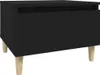 vidaXL Bočný stolík čierny 50x46x35 cm Drevo Materiál Náhľad obrázku produktu 1
