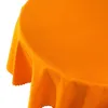 Tischdecke Fleckenresistente Orange Rund 120 cm Produktbild-Vorschau 2