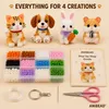 Set van 4 doe-het-zelf sets om dieren van kralen te maken – Productafbeelding-voorbeeld 3