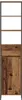 vidaXL Badezimmerschrank Altholz 40 x 30 x 180 cm Produktbild-Vorschau 5