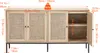 SucceBuy Rattanschrank – 4 magnetische Türen und Produktbild-Vorschau 7