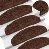 vidaXL Stufenmatten 15 Stk. 65x21x4 cm Braun Halbrund Groß Produktbild-Vorschau 2