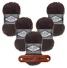 5 x ALIZE Superlana Maxi 26 brown mit Label Produktbild-Vorschau 1