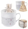 Keramikbecher mit Beutel, weiß HERZ, 650 ml Produktbild-Vorschau 7