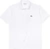 Lacoste L1212 Short Sleeved Ribbed Collar S Couleur Blanc Voir les images du produit 16