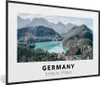 MuchoWow® Gerahmtes Poster Deutschland - Wasser - Wald Produktbild-Vorschau 1