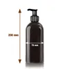 Oputec 6 x 500ml Seifenspender aus Kunststoff schwarz + Produktbild-Vorschau 4
