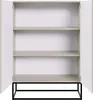 Selsey Veldio - Buffet 2 portes, gris beige avec structure Voir les images du produit 6