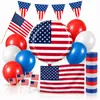 USA Party Deko Set 74 tlg. Partyset Partydeko Amerika Produktbild-Vorschau 1