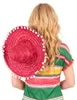 Sombrero Mexiko Hut pink - Einheitsgröße Produktbild-Vorschau 1