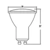 10x GU10 4,8W LED Reflektor Glas (Synthetisch) Leuchtmittel Produktbild-Vorschau 2