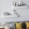 SONGMICS Plovoucí police se 3 zásuvkami, 80 x 15 x 10 cm Náhled obrázku produktu 2