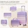 Ensemble de valises à roulettes PC 2 pièces 14"/20" avec Voir les images du produit 8