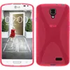 PhoneNatic Case kompatibel mit LG F70 - pink Silikon Hülle Produktbild-Vorschau 1