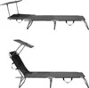 Aga Garten-Liegestuhl MR4254-Grey mit Baldachin Produktbild-Vorschau 3