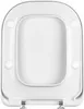 WC Sitz - Toilettensitz Slim - Weiß - 44,5 Cm X 35 Cm - Produktbild-Vorschau 5